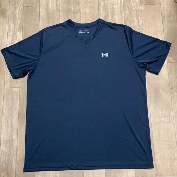 Mens‎ Under Armour Loose Fit Shortsleeve Workout T-Shirt - Picture 1 of 4